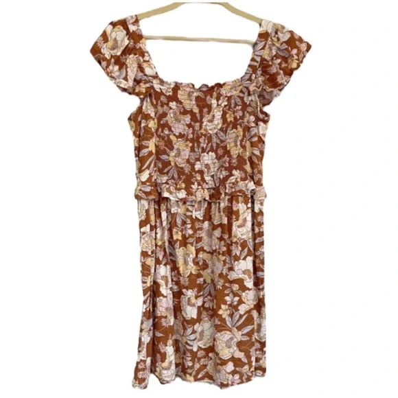 fall smocked dress Women's Organic Cotton Smocked Dress main image 0